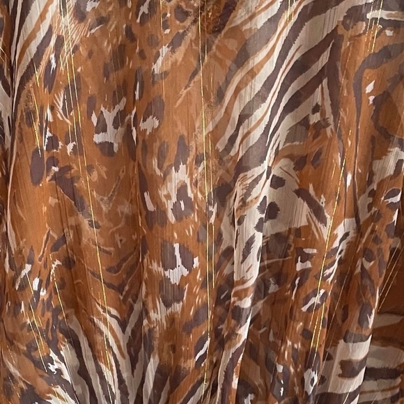 SOL & MER Swimwear Coverup Tunic Mini Dress
Animal Leopard Cheetah Print M/L - Picture 9 of 13